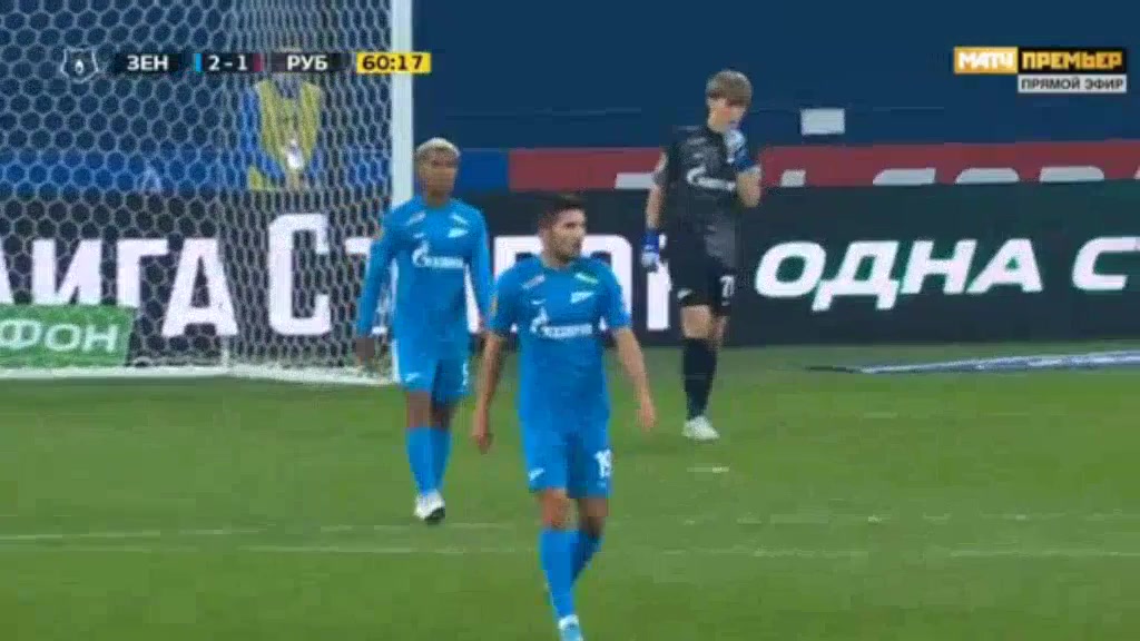 10 Zenit St. Petersburg Vs Rubin Kazan 60 skor gol Vitali Lisakovich, skor 2:1