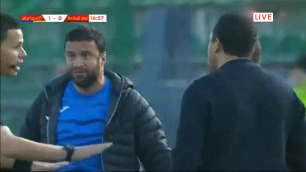 EGY D1 Misr Elmaqasah Vs Ismaily  Goal in 17 min, Score 0:2