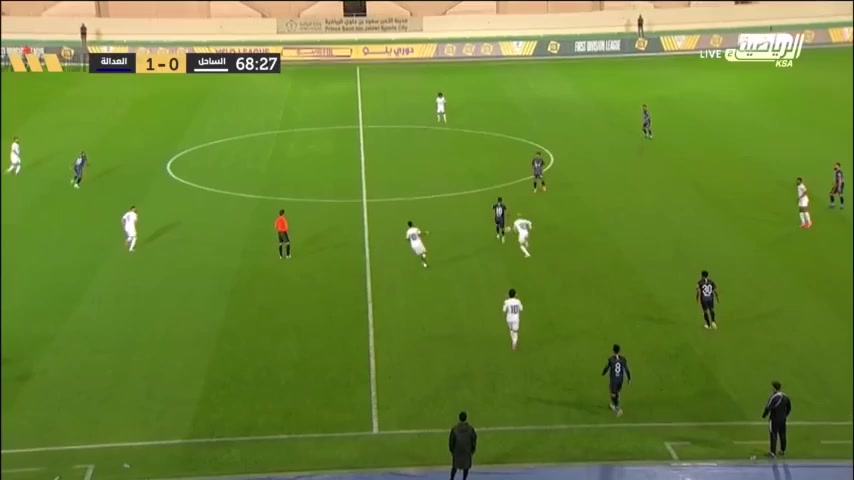 KSA D1 Al Sahel Vs Al-adalh  Goal in 69 min, Score 1:1