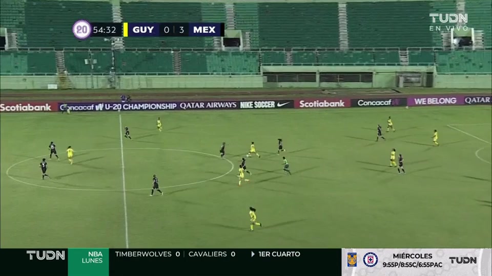 CNCF WU20 Guyana (w) U20 Vs Mexico (w) U20  Goal in 56 min, Score 0:4