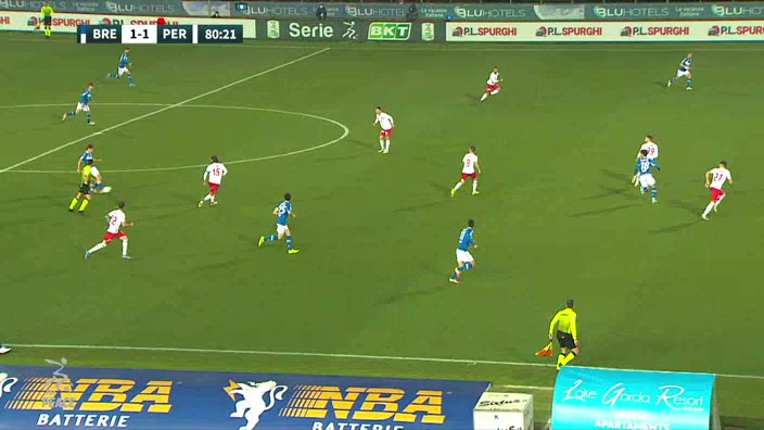 ITA D2 Brescia Vs Perugia Flavio Bianchi Goal in 80 min, Score 1:1