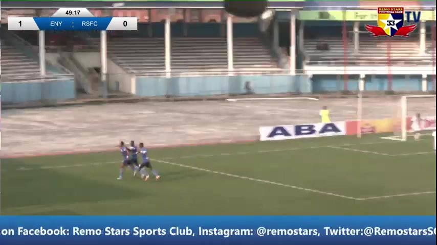 949 Enyimba Vs Remo Stars 50 skor gol , skor 2:0