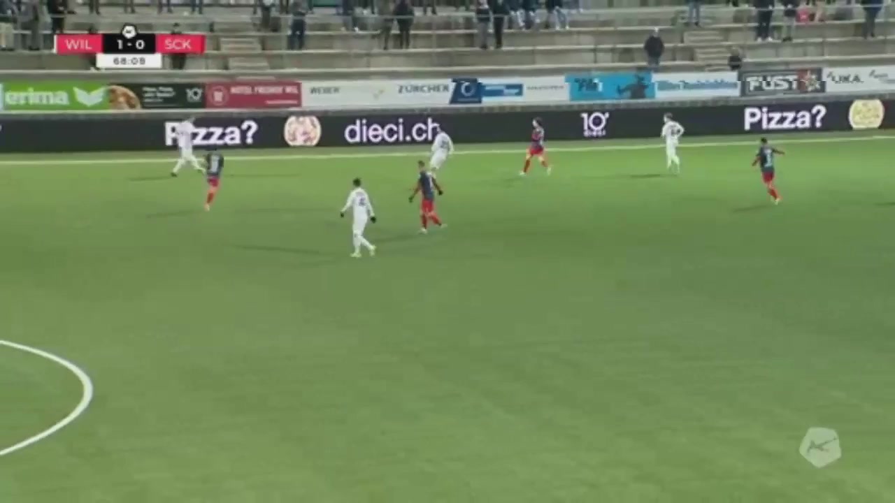 SUI D1 FC Wil 1900 Vs Kriens Josias Lukembila Goal in 69 min, Score 2:0