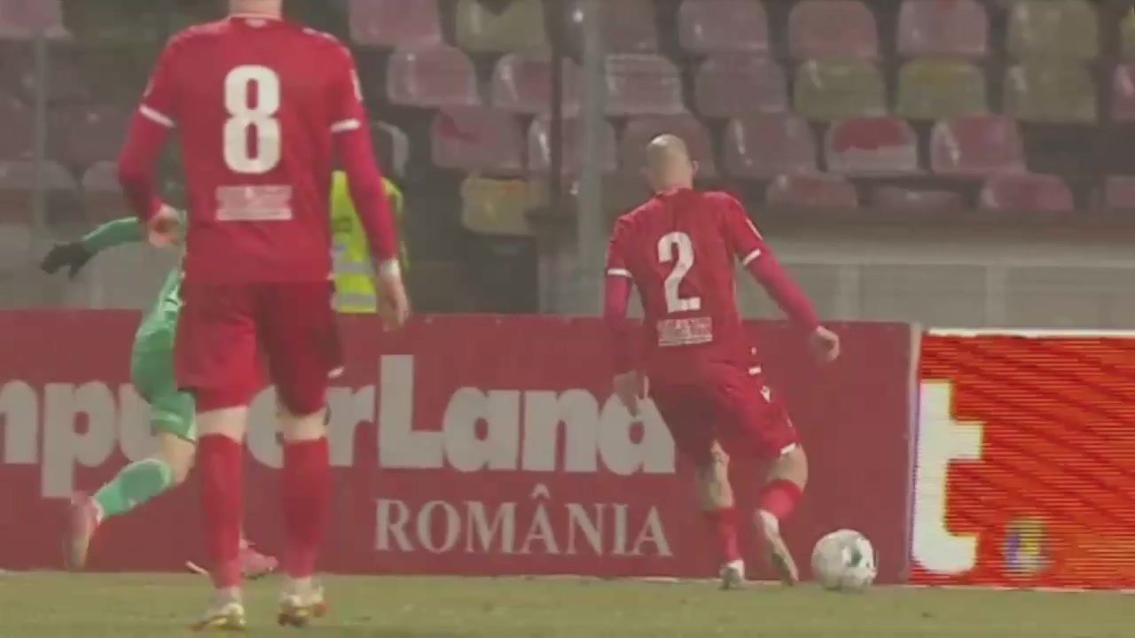 ROM D1 Dinamo Bucuresti Vs Sepsi OSK Sfantul Gheorghe Branislav Ninaj Goal in 52 min, Score 1:2