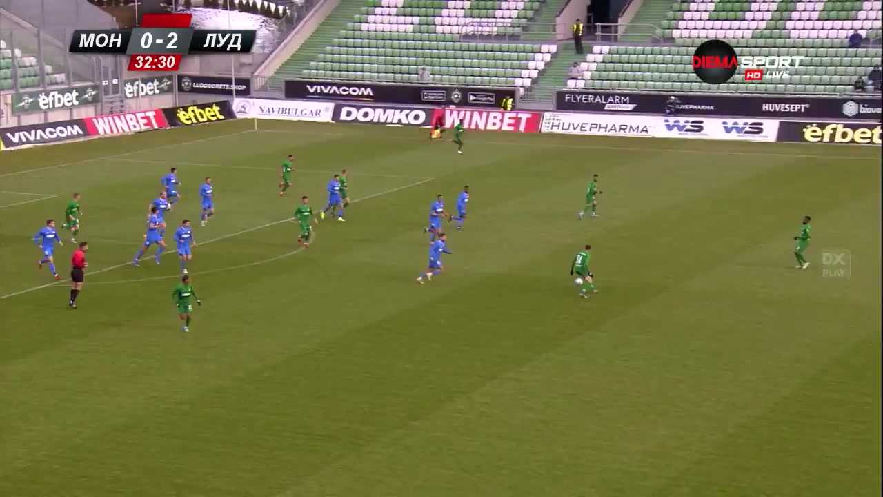 196 PFK Montana Vs Ludogorets Razgrad 33 skor gol Matias Tissera, skor 0:3