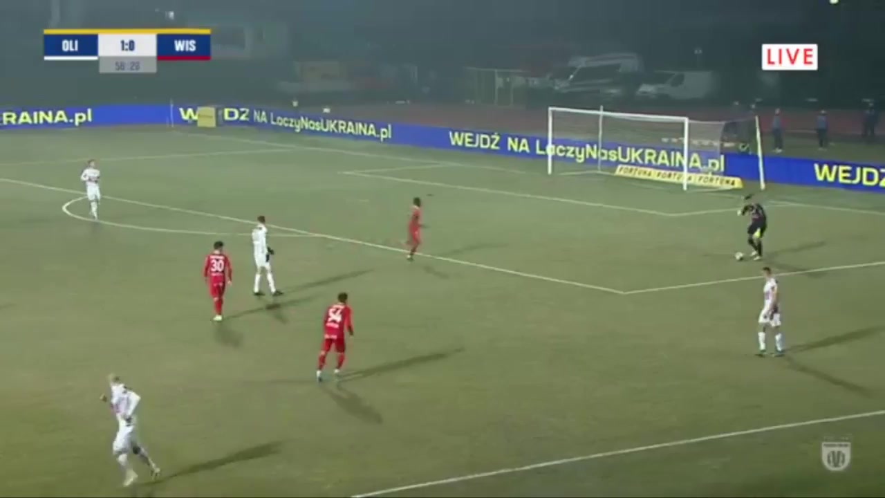 POL Cup Olimpia Grudziadz Vs Wisla Krakow Alkhaly Momo Cisse Goal in 57 min, Score 1:1