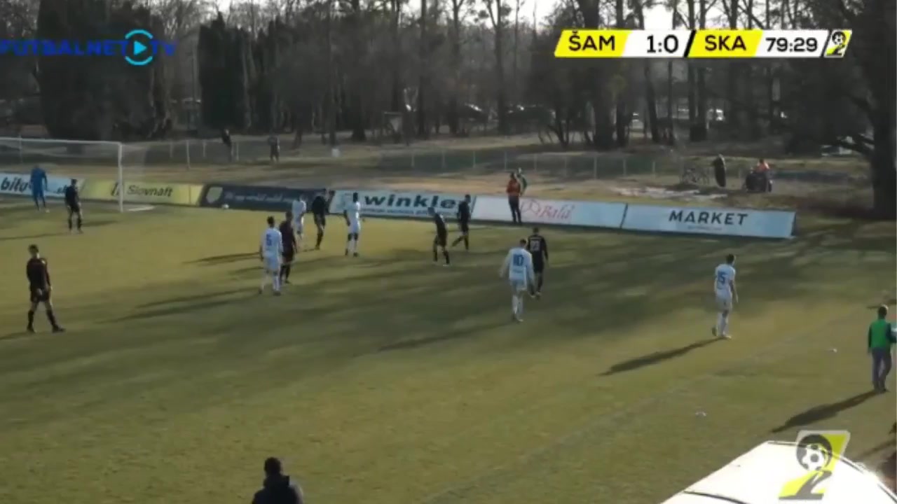 SVK Cup STK Samorin Vs MFK Skalica Kristian Mihalek Goal in 82 min, Score 1:1