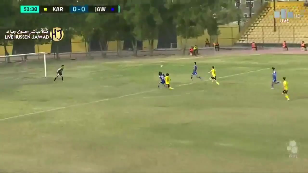 IRQ D1 Al Karkh Vs Al Quwa Al Jawiya Abdulhadi Shalha Goal in 55 min, Score 1:0