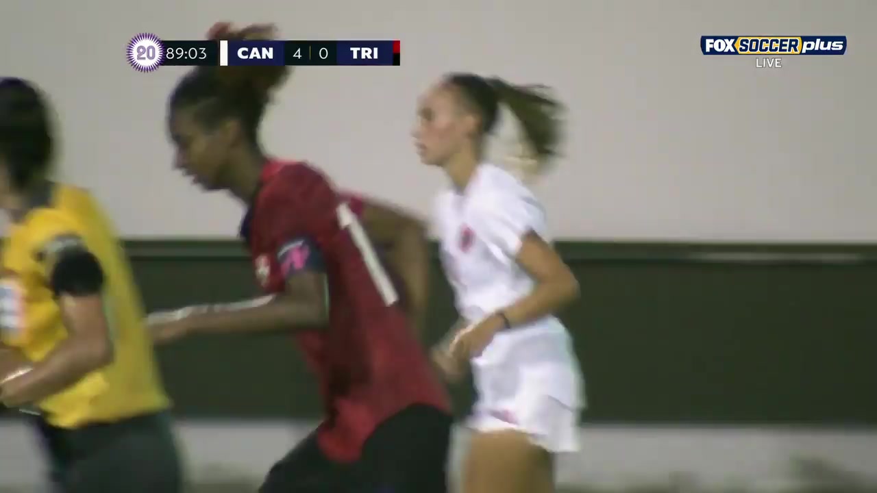 CNCF WU20 Canada (w) U20 Vs Trinidad Tobago (w) U20  Goal in 90 min, Score 5:0