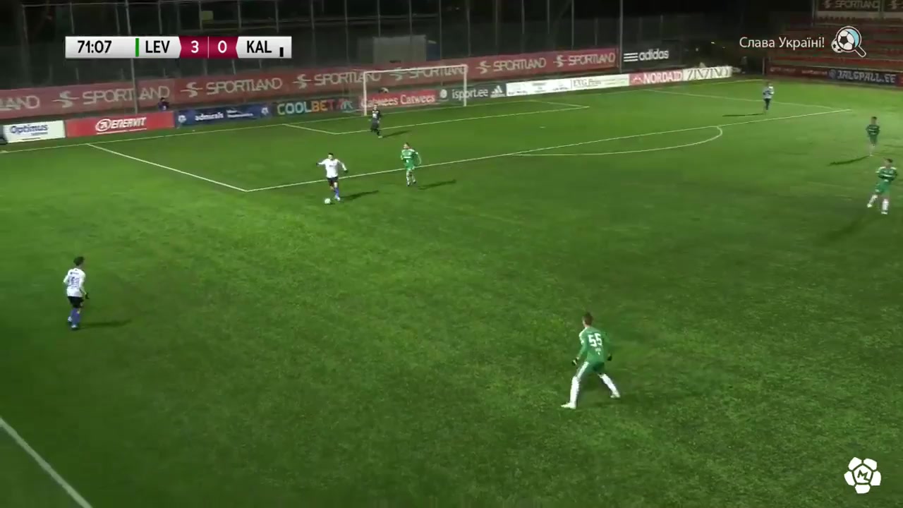 EST D1 Levadia Tallinn Vs JK Tallinna Kalev Mark Maiksoo Goal in 73 min, Score 3:1