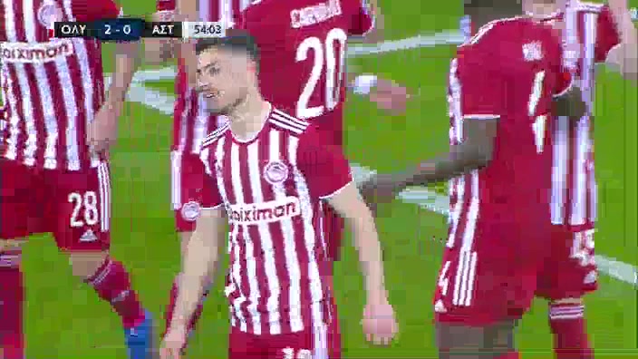 GRE D1 Olympiakos Piraeus Vs Asteras Tripolis 55 phút Vào, ghi bàn 2:0