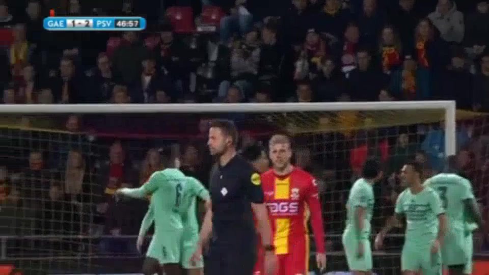 HOLC Go Ahead Eagles Vs PSV Eindhoven 48 phút Joey VeermanVào, ghi bàn 1:2