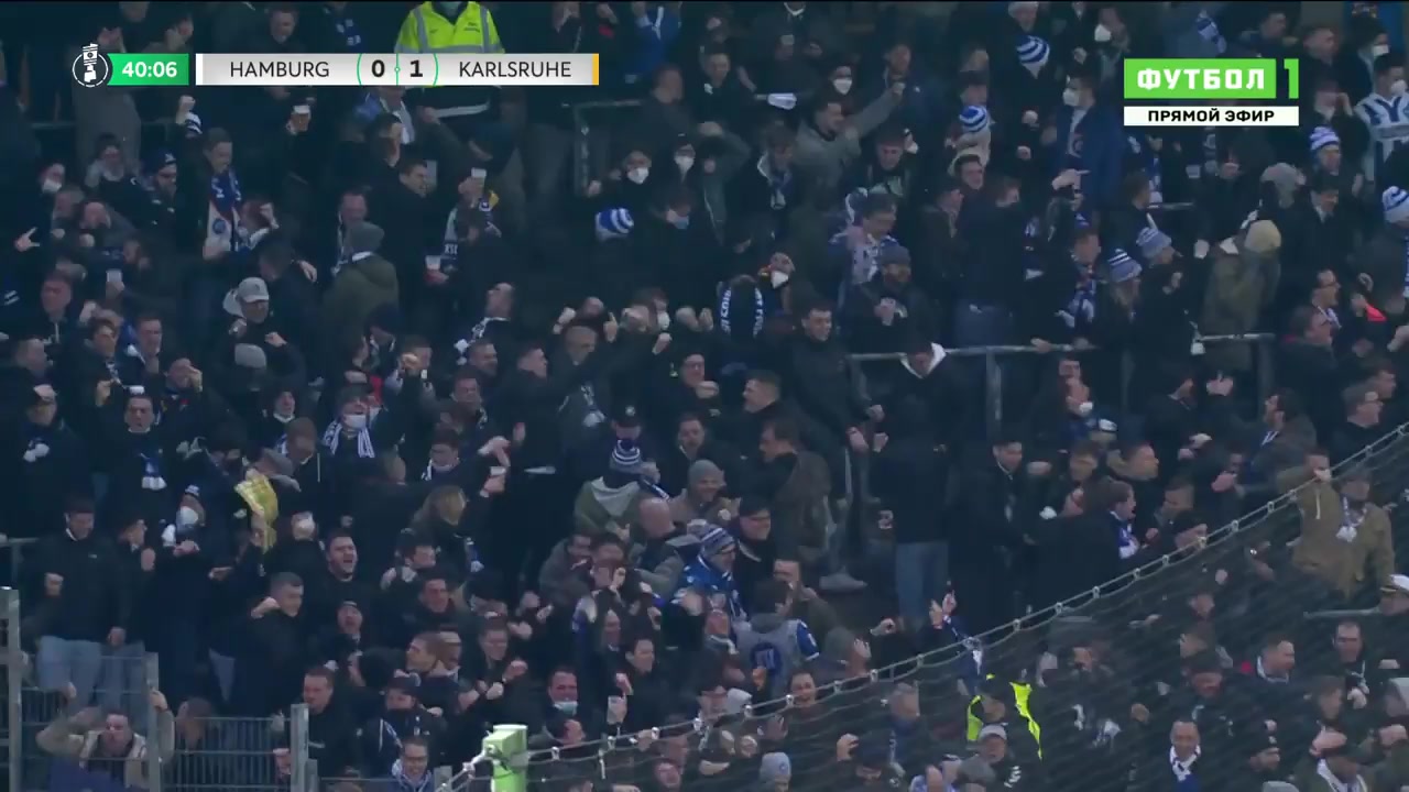 GERC Hamburger SV Vs Karlsruher SC Philip Heise Goal in 40 min, Score 0:1