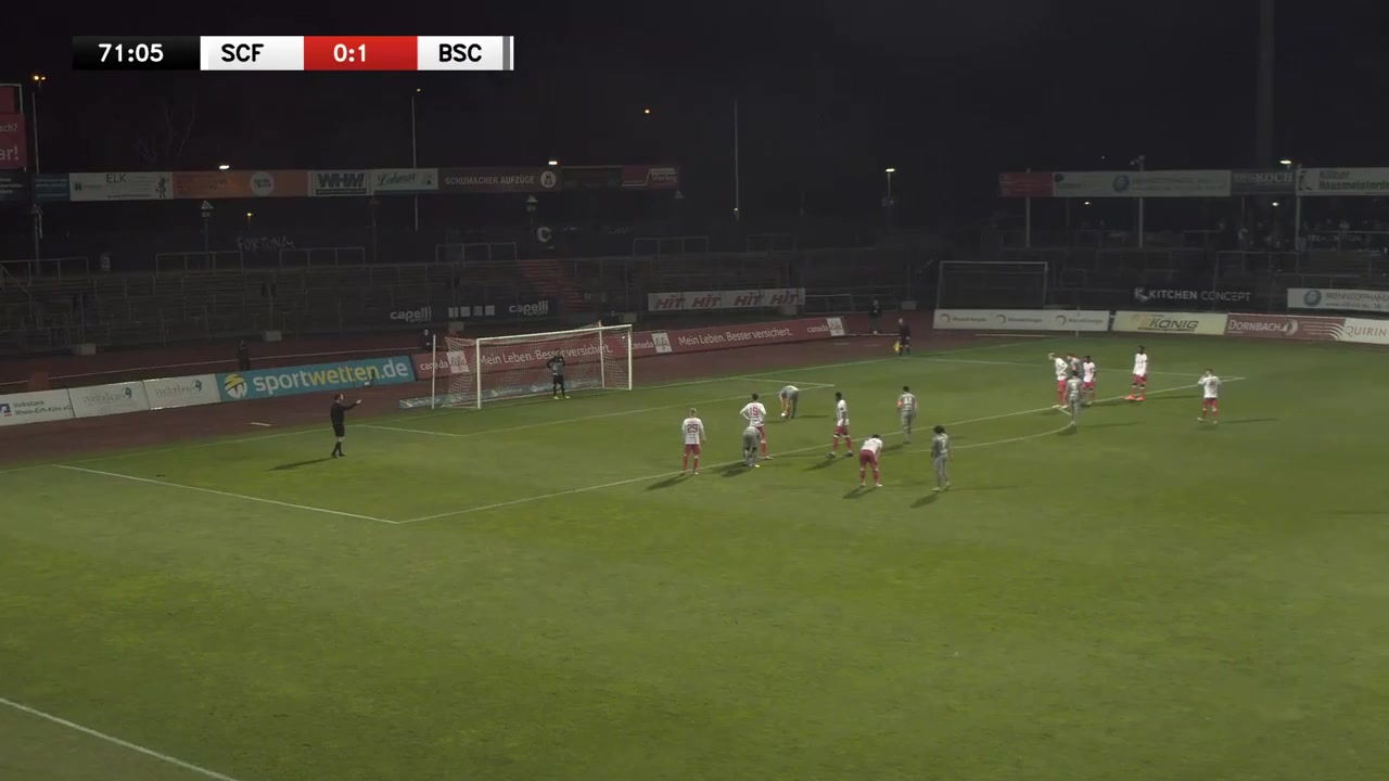 GER Reg Fortuna Koln Vs Bonner 72 phút Vào, ghi bàn 0:2