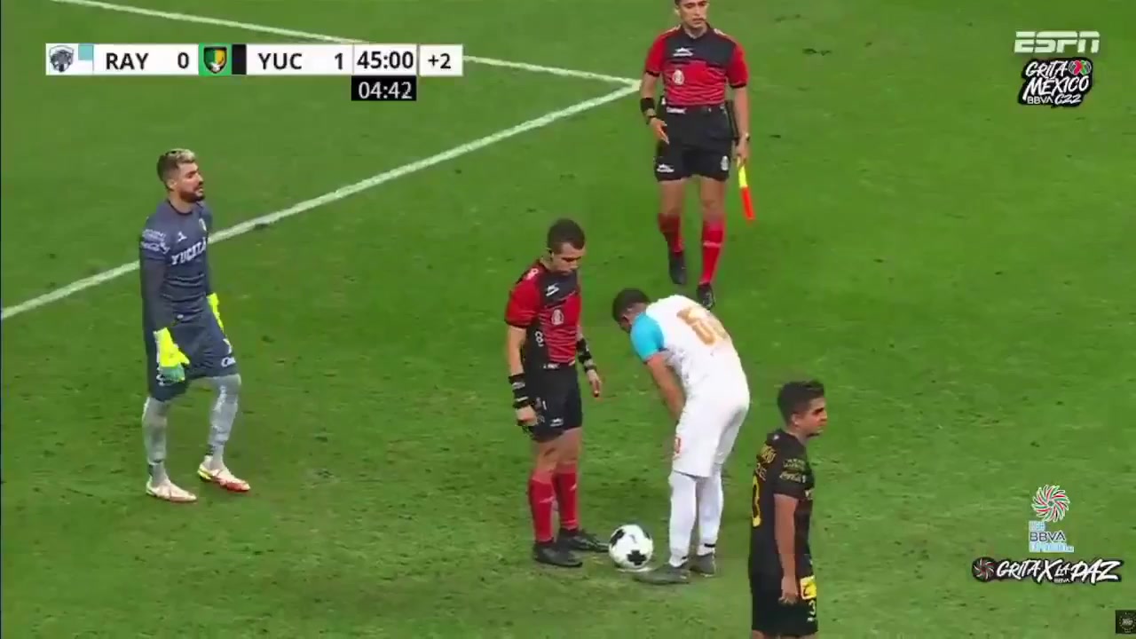 MEX D2 Raya2 Expansion Vs Venados FC Juan Jose Machado Siqueiros Goal in 45+ min, Score 1:1
