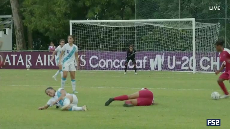 CNCF WU20 Guatemala (w) U20 Vs Cuba (w) U20  Goal in 93 min, Score 3:2