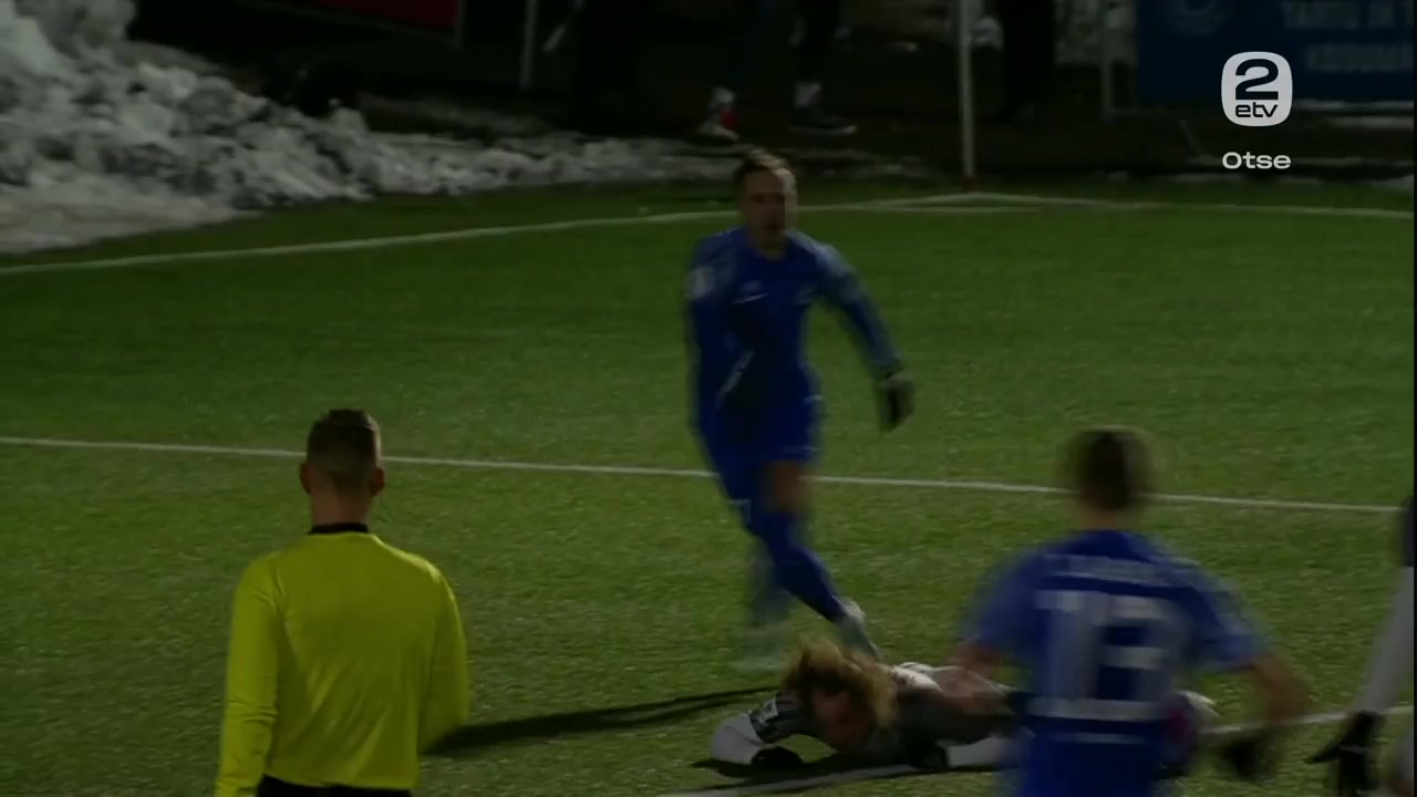 EST D1 Tartu JK Maag Tammeka Vs FC Flora Tallinn  Goal in 57 min, Score 0:3