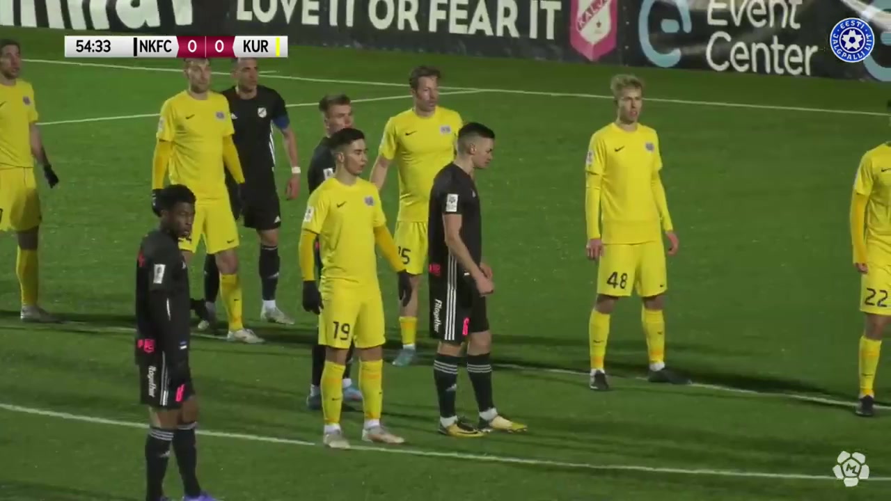EST D1 Nomme JK Kalju Vs FC Kuressaare Ioannis Tsivelekidis Goal in 56 min, Score 1:0