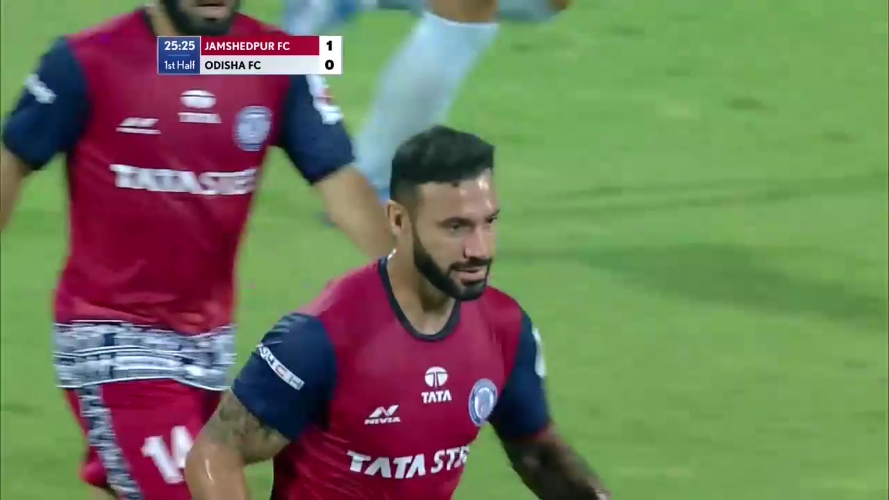 ISL Jamshedpur FC Vs Odisha FC 25 phút Daniel Chima ChukwuVào, ghi bàn 2:0