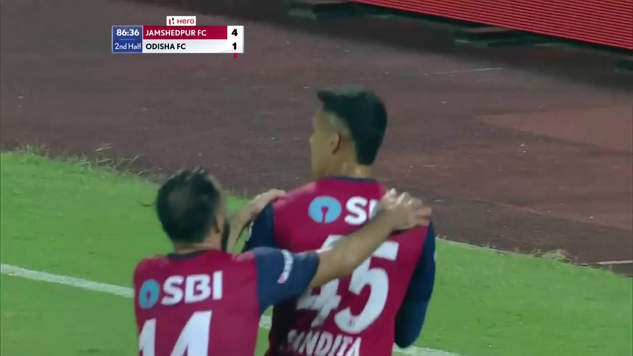 ISL Jamshedpur FC Vs Odisha FC 87 phút Ishan PanditaVào, ghi bàn 5:1