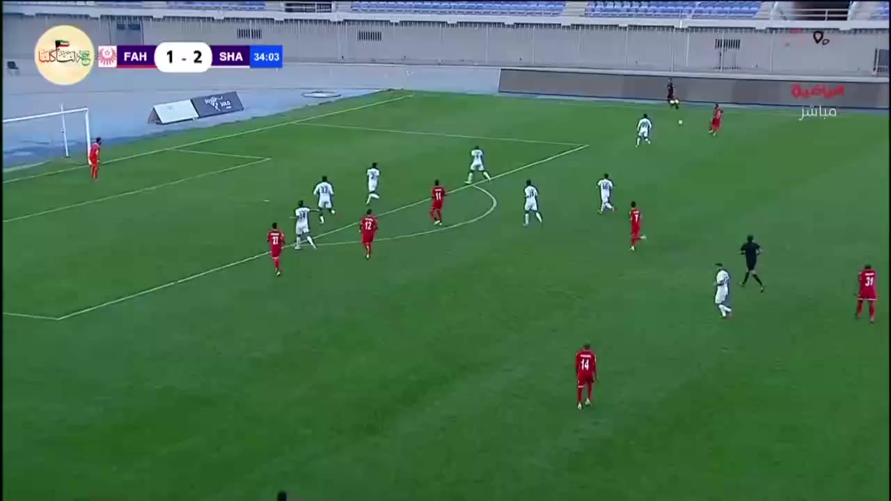 KUW D1 Al Fahaheel SC Vs Al-Shabab(KUW)  Goal in 35 min, Score 2:2