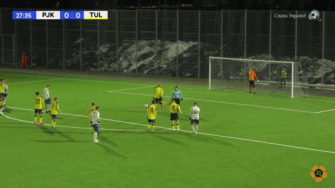 EST D2 Parnu JK Vs Viljandi Tulevik  Goal in 28 min, Score 1:0