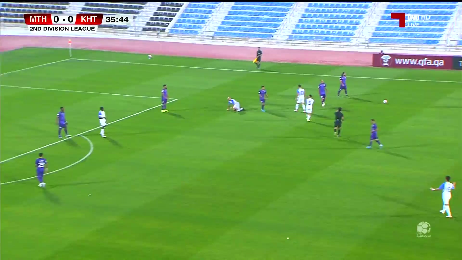 QAT D2 Muaidar SC Vs Al-Khuraitiat  Goal in 35 min, Score 0:1