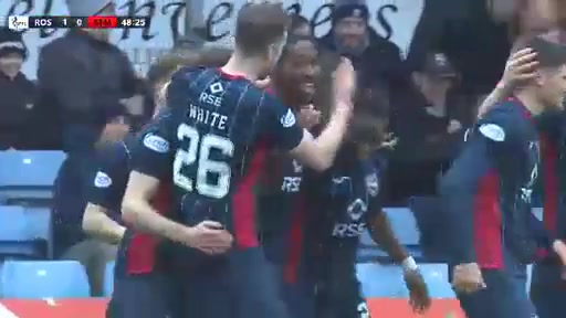 SCO PR Ross County Vs Saint Mirren Joseph Hungbo Goal in 49 min, Score 1:0