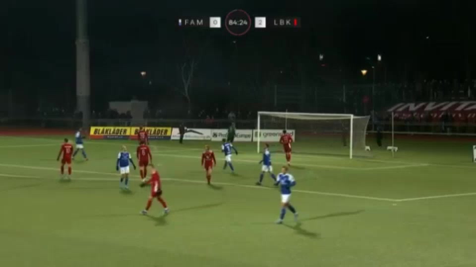 DEN D1 Fremad Amager Vs Lyngby 86 phút Magnus KaastrupVào, ghi bàn 0:3