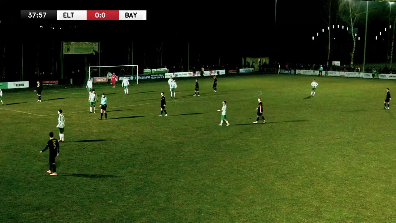 GER Reg SC Eltersdorf Vs SpVgg Bayreuth  Goal in 38 min, Score 0:1