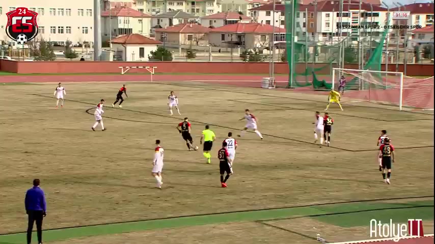 TUR D3 Erzincanspor Vs Eskisehirspor  Goal in 94 min, Score 4:0