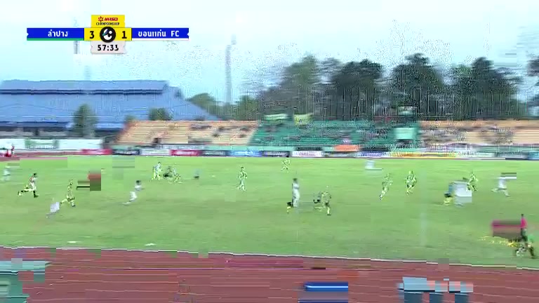 1048 Lampang FC Vs Khonkaen FC 58 skor gol , skor 4:1