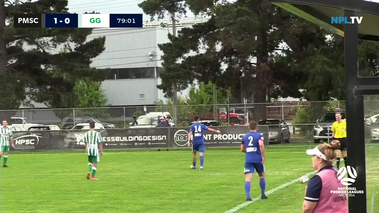 AUS VPL Port Melbourne Vs Green Gully Cavaliers  Goal in 81 min, Score 2:0