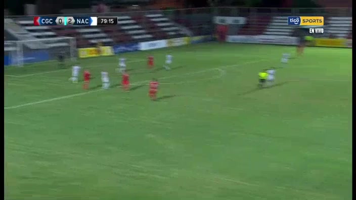 PAR D1 General Caballero Vs FC Nacional Asuncion  Goal in 81 min, Score 1:2