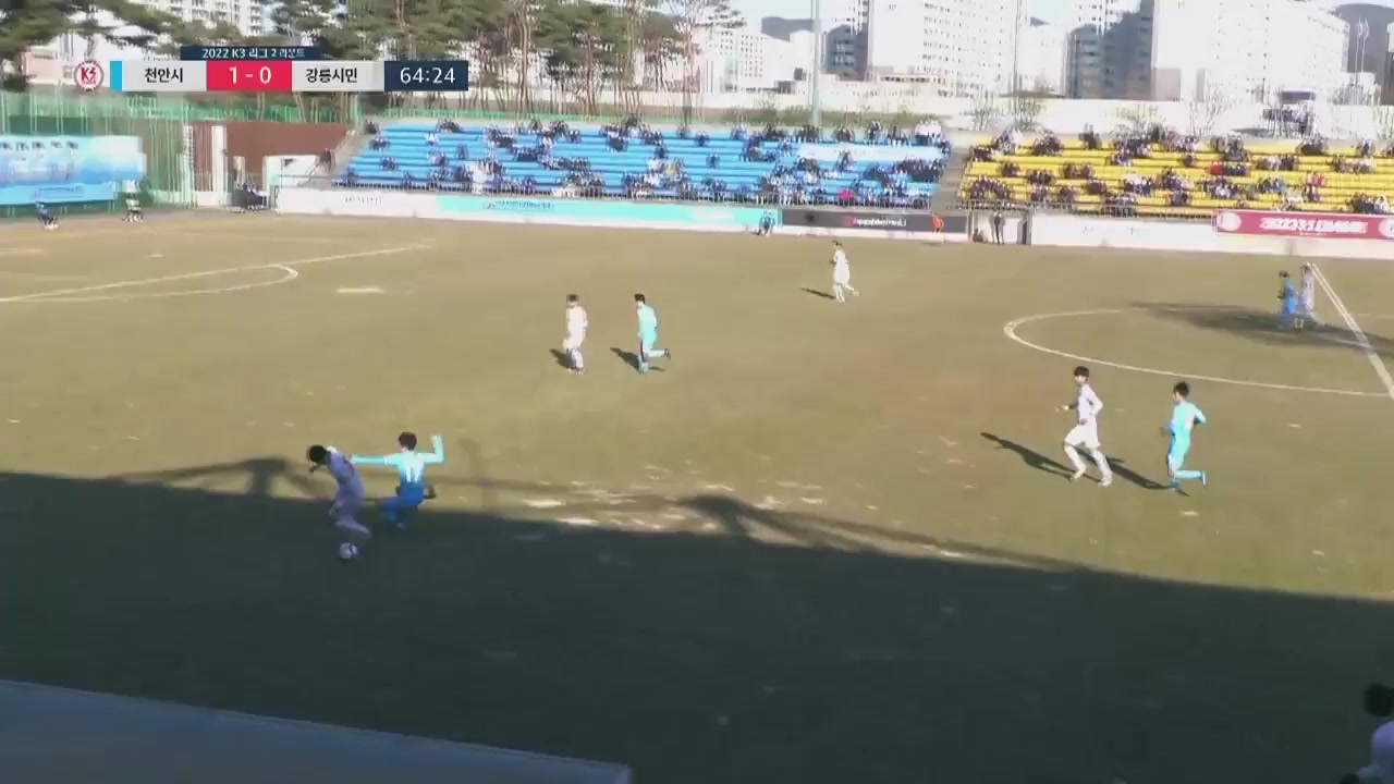 KCL Cheonan City Vs Gangneung City  Goal in 66 min, Score 1:1