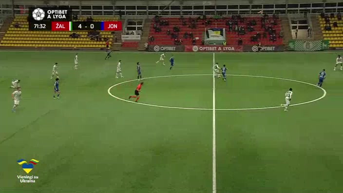 LIT D1 FK Zalgiris Vilnius Vs Lietava Jonava Milićković Goal in 72 min, Score 5:0