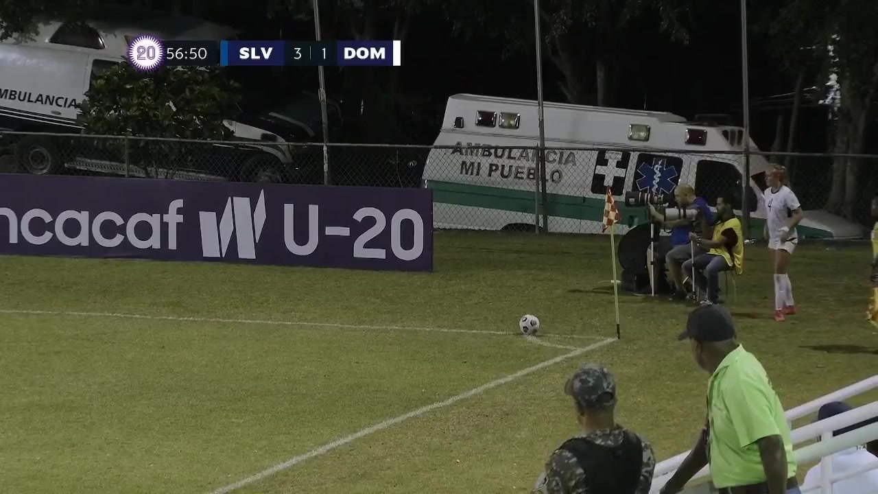 CNCF WU20 El Salvador (w) U20 Vs Dominican Republic (w) U20  Goal in 58 min, Score 3:2