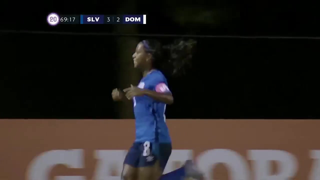 CNCF WU20 El Salvador (w) U20 Vs Dominican Republic (w) U20  Goal in 71 min, Score 4:2