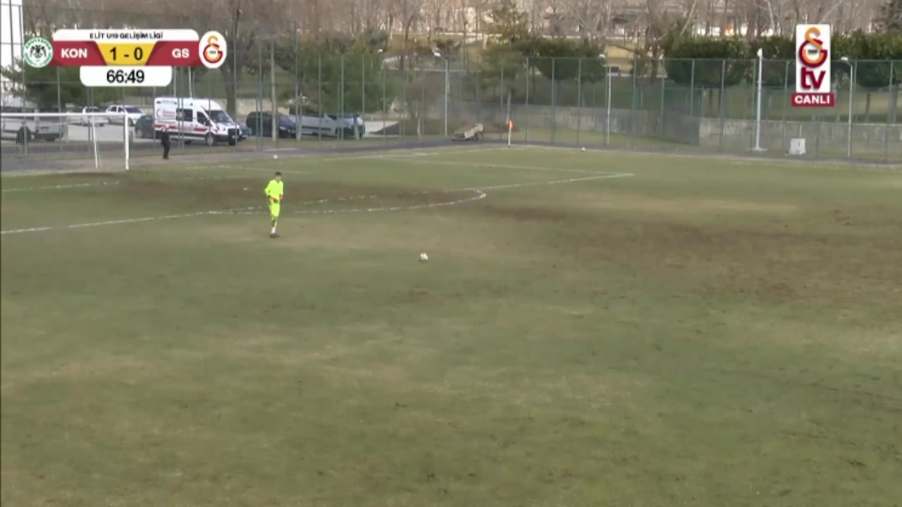 TUR U19 Konyaspor U19 Vs Galatasaray U19  Goal in 68 min, Score 1:1