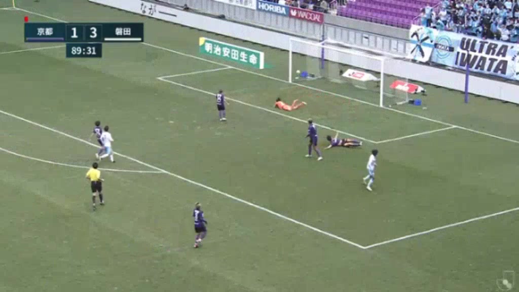 JPN D1 Kyoto Sanga Vs Jubilo Iwata Germain Ryo Goal in 90 min, Score 1:4