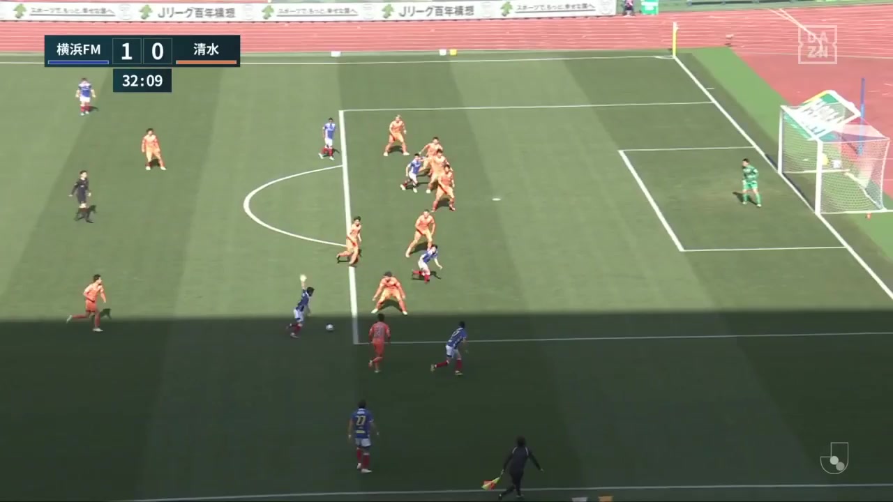 JPN D1 Yokohama Marinos Vs Shimizu S-Pulse 32 ทำประตู Ryuta Koike ประตู, ทำคะแนน 1:0