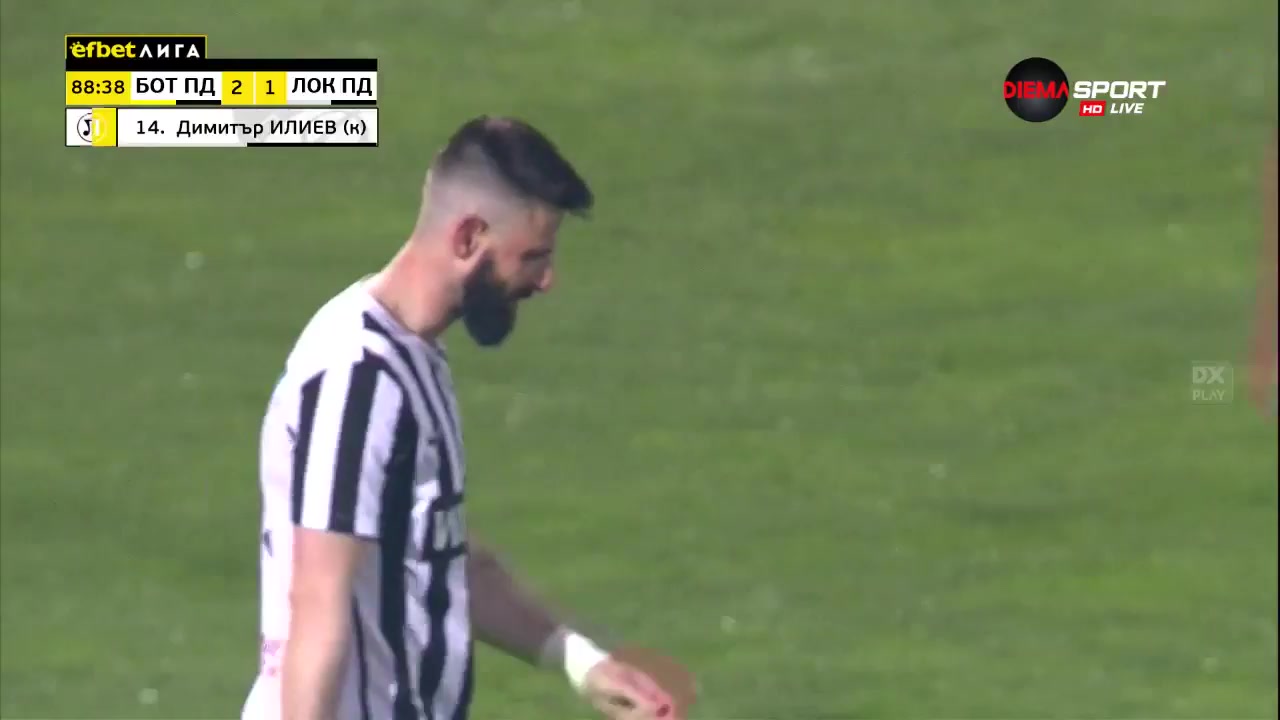 BUL D1 Botev Plovdiv Vs Lokomotiv Plovdiv Dimitar Iliev Goal in 90 min, Score 2:1