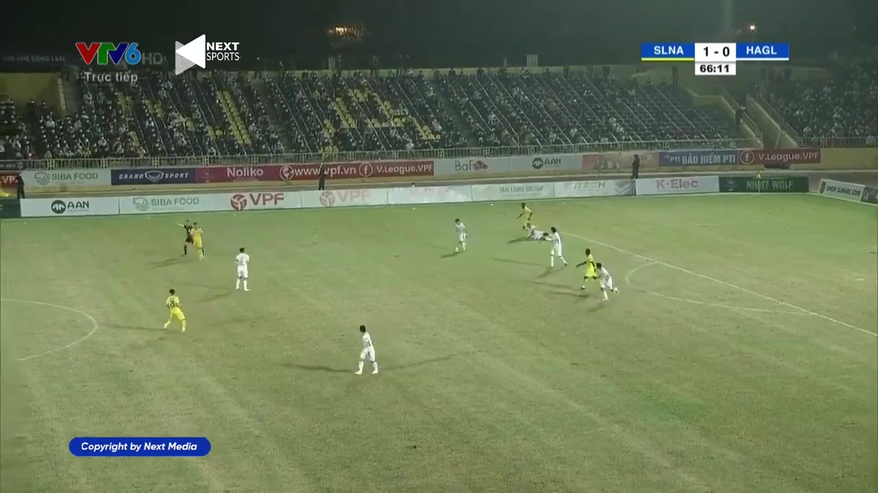 V.League 1 Song Lam Nghe An Vs Hoang Anh Gia Lai Phan Van Duc Goal in 67 min, Score 2:0