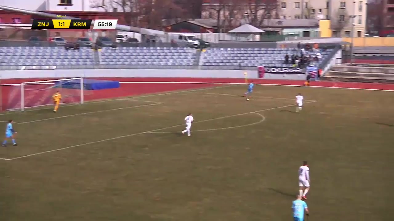 CZE CFL SC Znojmo Vs Slavia Kromeriz 57 phút Vào, ghi bàn 1:2