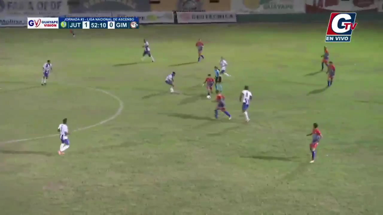 HN D A Juticalpa Vs Gimnastico de Tegucigalpa 53 ทำประตู  ประตู, ทำคะแนน 2:0