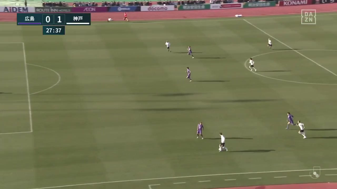 JPN D1 Hiroshima Sanfrecce Vs Vissel Kobe Andres Iniesta Lujan Goal in 27 min, Score 0:1