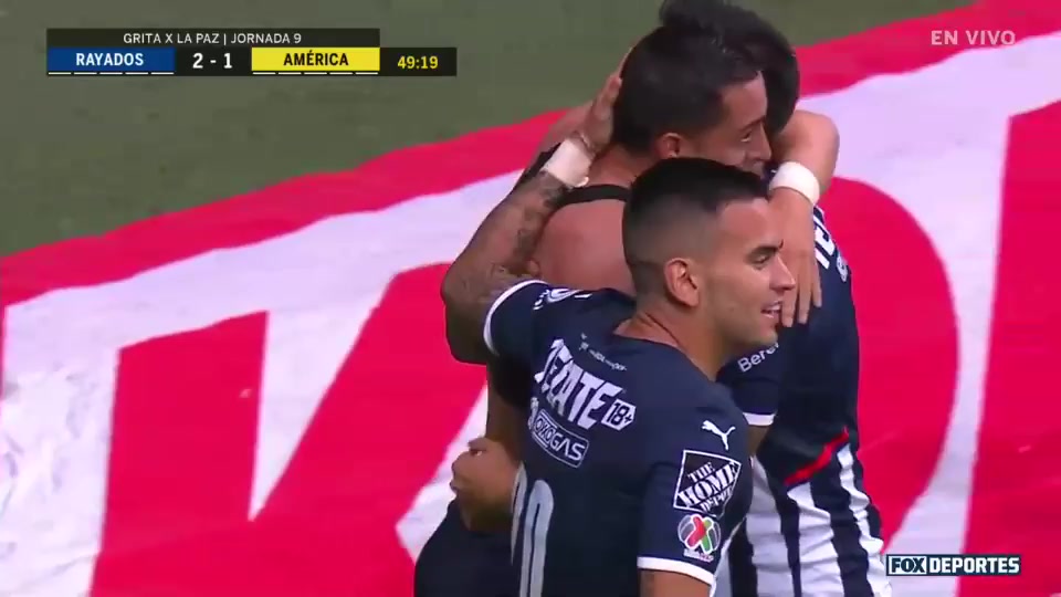 140 Monterrey Vs Club America 50 skor gol , skor 2:1