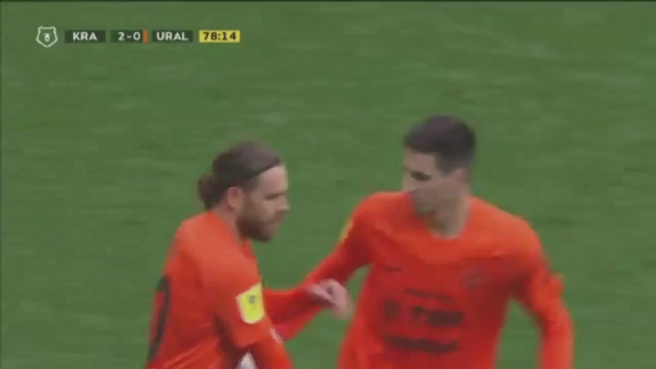 10 FC Krasnodar Vs Ural Sverdlovsk Oblast 79 skor gol Eric Cosmin Bicfalvi, skor 2:1