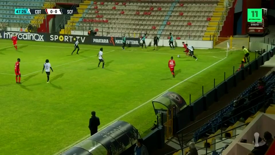 POR D2 Clube Desportivo Trofense Vs SC Farense  Goal in 50 min, Score 1:0