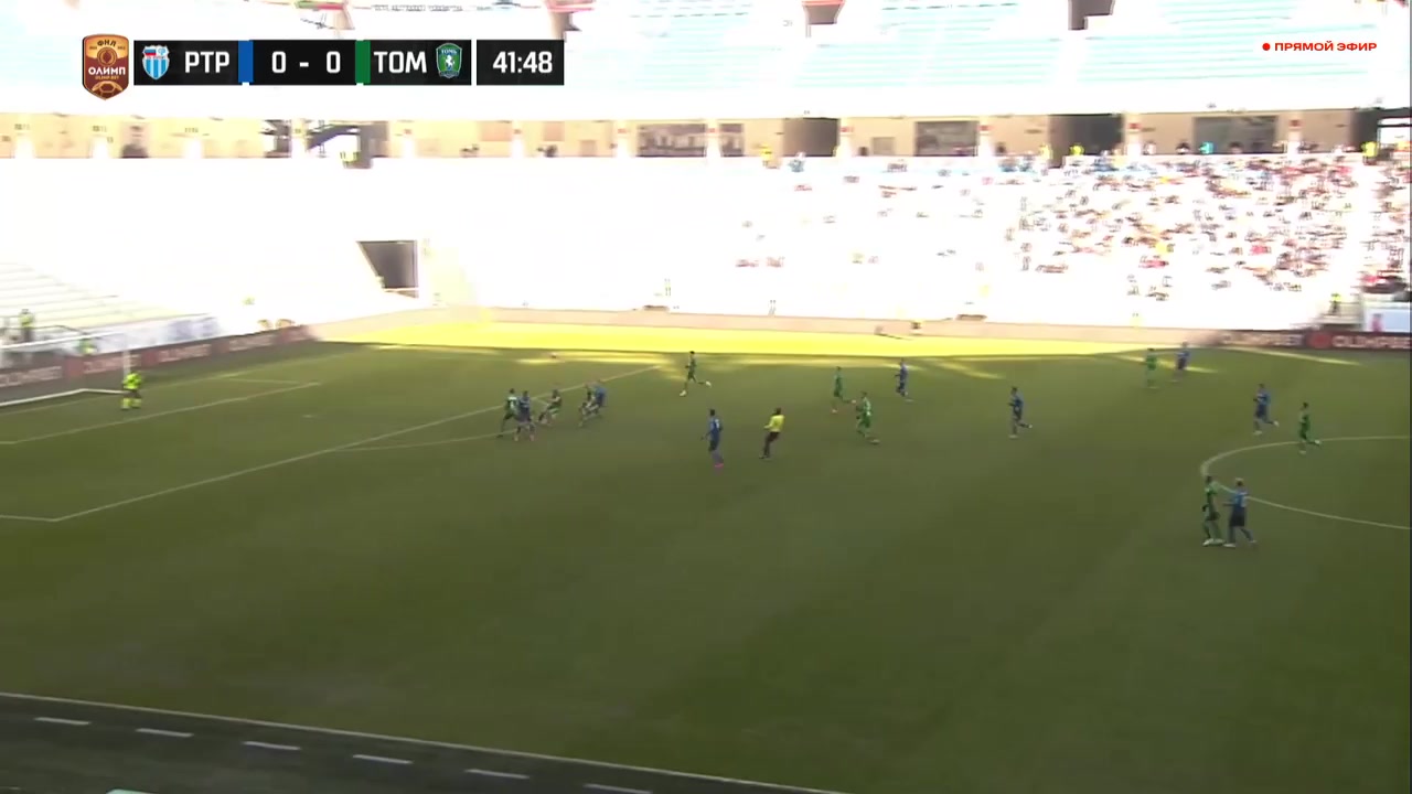 RUS D1 Rotor Volgograd Vs Tom Tomsk Astemir Gordyushenko Goal in 42 min, Score 0:1